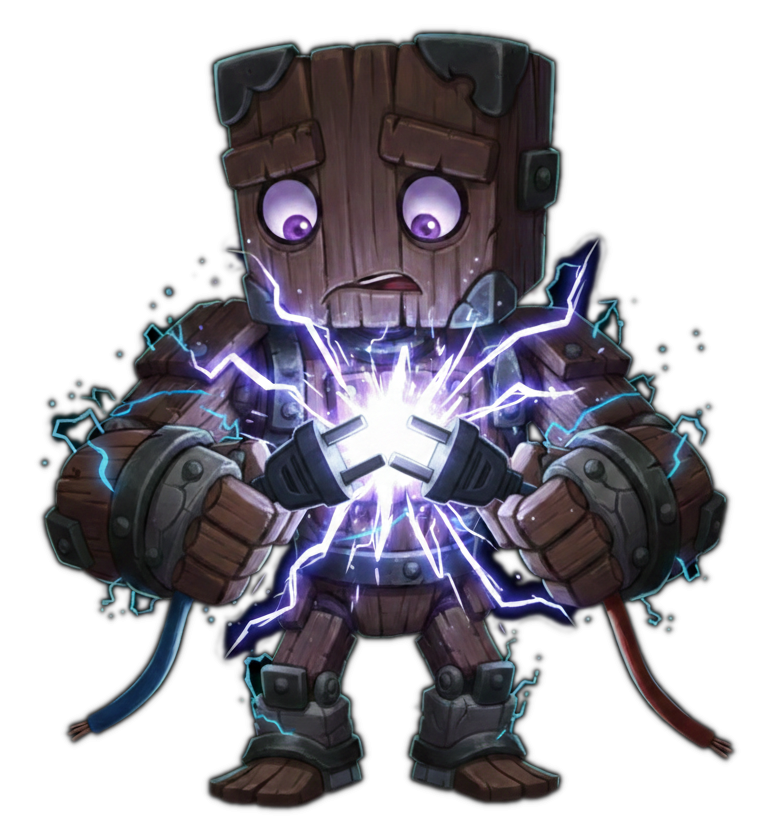 Golem connecting power cables